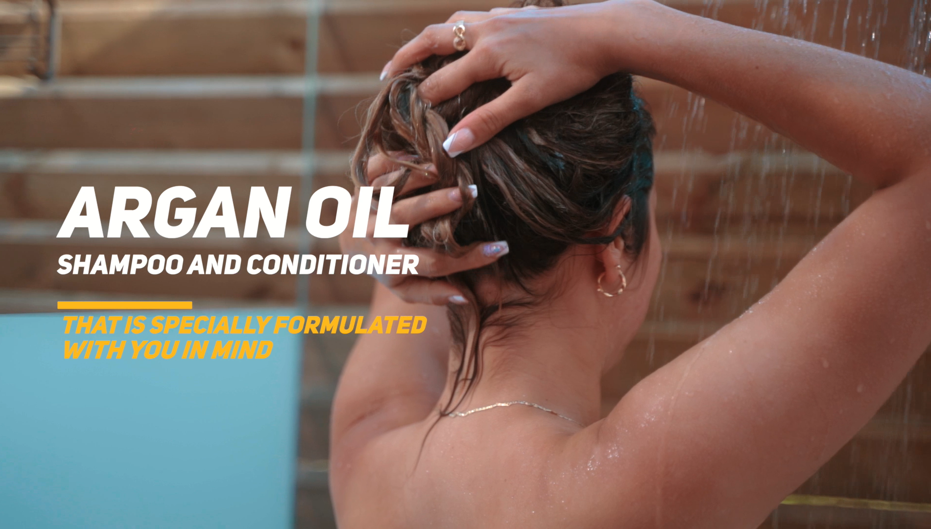 Load video: Cab&#39;s Professional Argan Oil Hair Treatment Shampoo and Conditioner