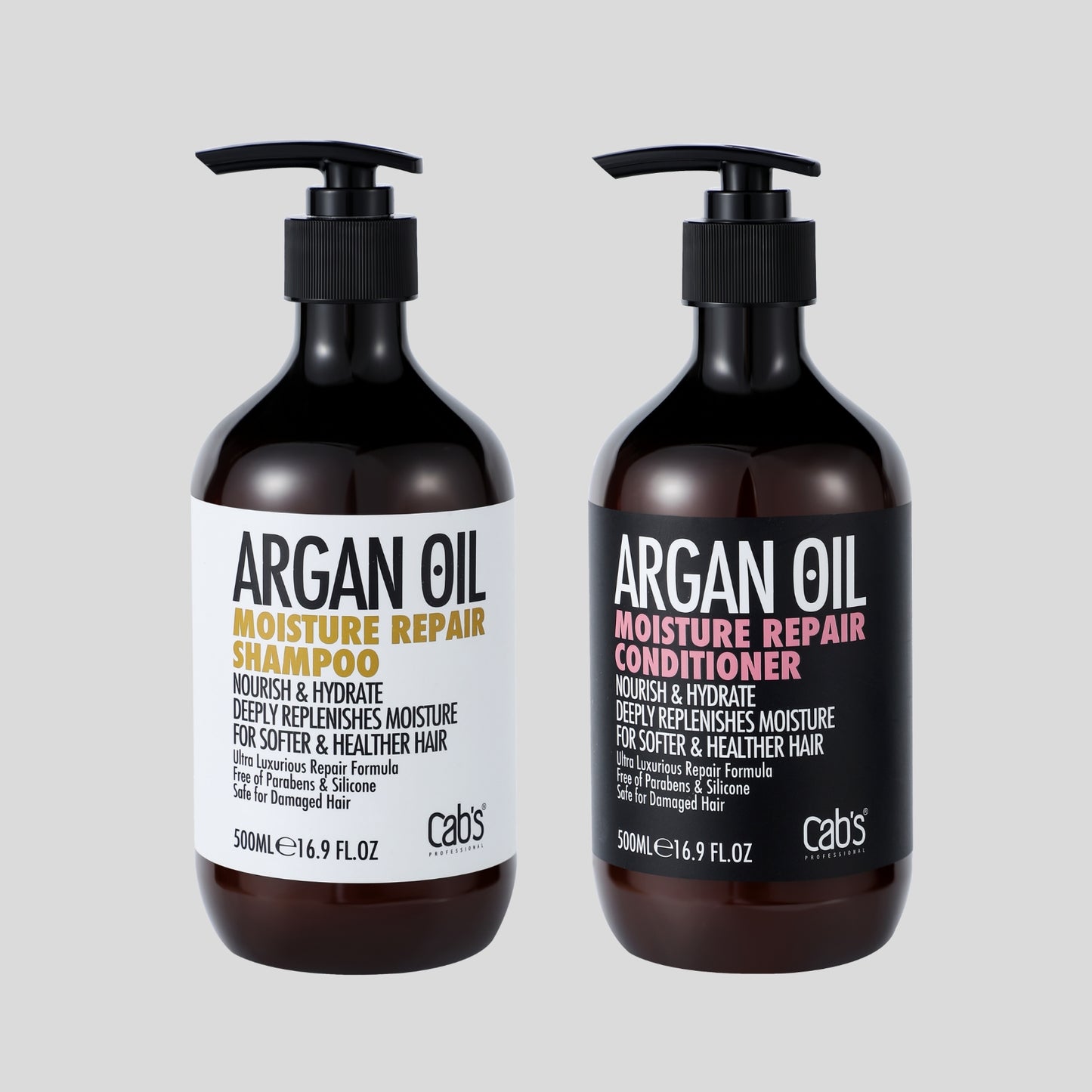 Cab's Argan Oil Set - Shampoo and Conditioner
